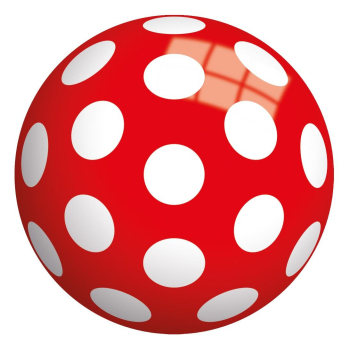 John Piłka perłowa Kropki 23 cm